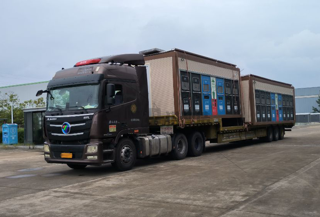 華展智能分類垃圾房，清潔小屋，垃圾分類收集站生產(chǎn)廠家